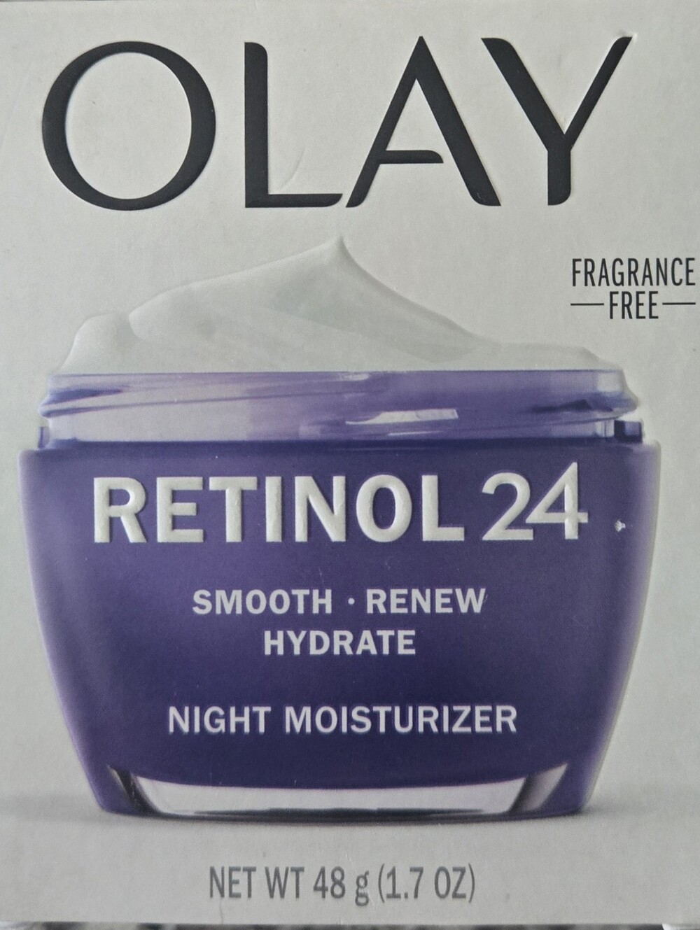 NWT FULL OLAY Retinol 24 Night Moisturizer 48 G (1.7oz)